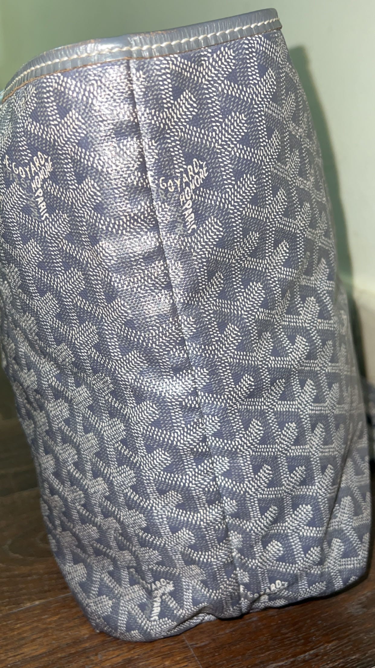 Goyard gray Goyardine Saint Louis pm Bag شنطه جويارد رصاصيه